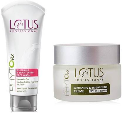 Lotus Professional PhytoRx SPF25 PA+++ Whitening and Brightening Creme And Face Wash